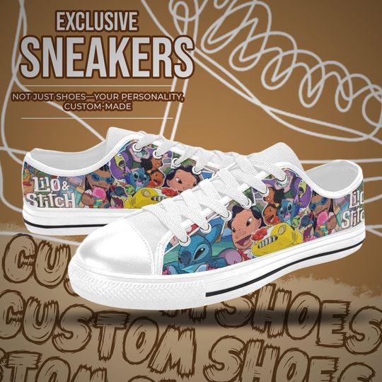 Lilo & Stitch Women's Low Top Shoe Sneakers