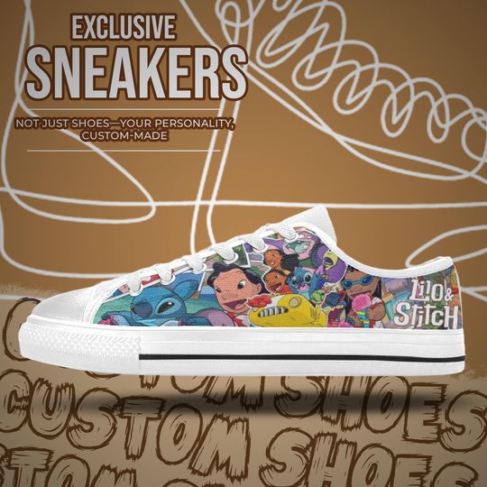 Lilo & Stitch Women's Low Top Shoe Sneakers