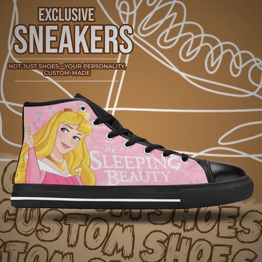 Sleeping Beauty High Top Sneakers