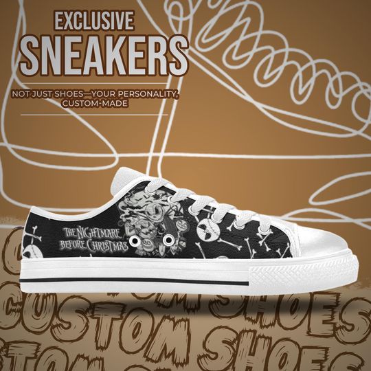 The Nightmare Before Christmas Women's Low Top Shoe Sneakers