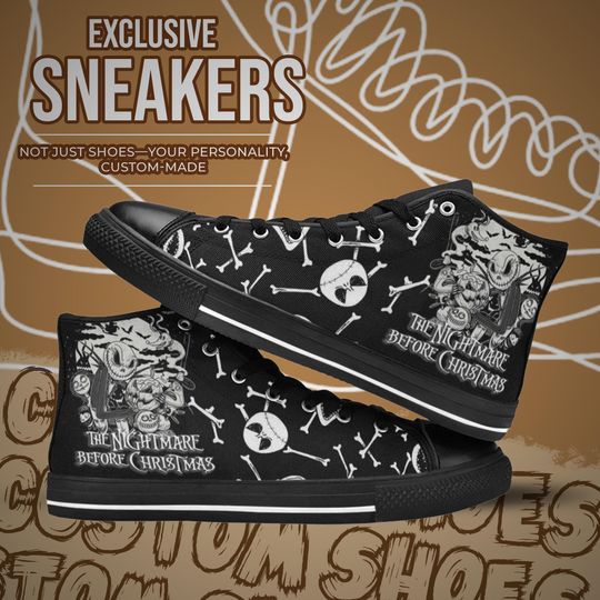 The Nightmare Before Christmas High Top Shoes