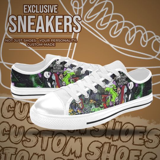 The Nightmare Before Christmas Women's Low Top Shoe Sneakers