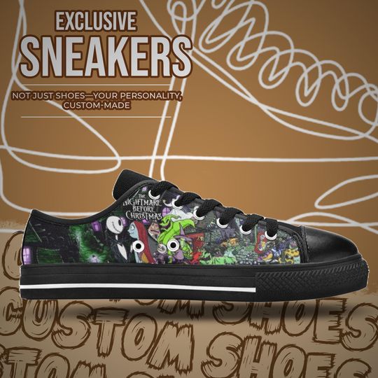 The Nightmare Before Christmas Women's Low Top Shoe Sneakers