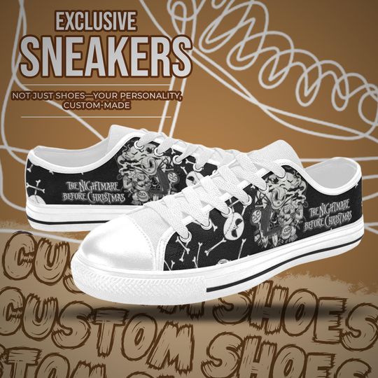 The Nightmare Before Christmas Women's Low Top Shoe Sneakers