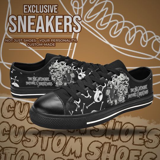 The Nightmare Before Christmas Women's Low Top Shoe Sneakers
