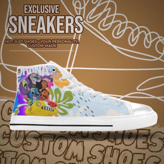 Lilo & Stitch High Top Shoes Sneakers for Men and Women
