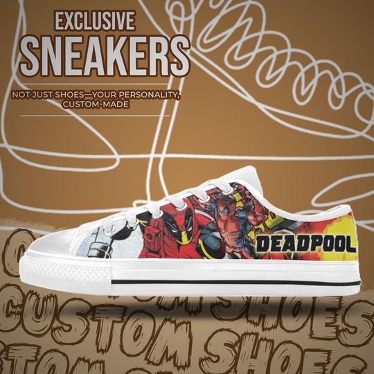 Deadpool Women's Low Top Shoe Sneakers