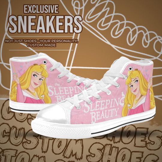 Sleeping Beauty High Top Sneakers