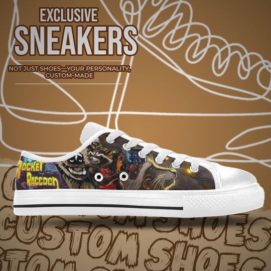 Rocket Raccoon Women's Low Top Shoe Sneakers