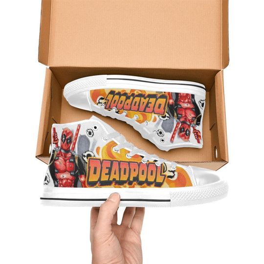 Deadpool High Top Shoes
