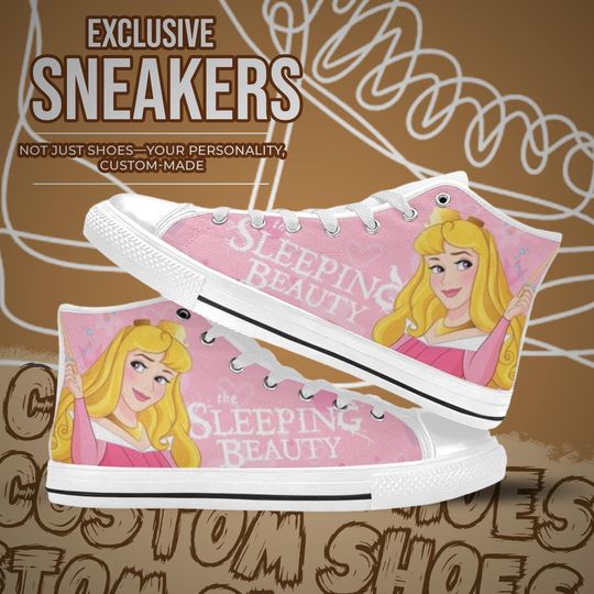 Sleeping Beauty High Top Sneakers