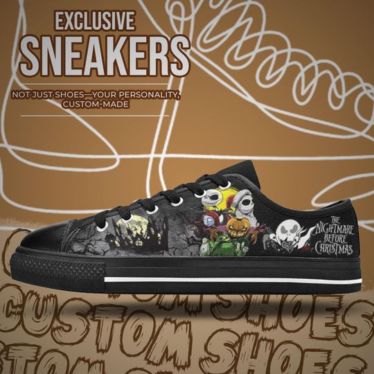 The Nightmare Before Christmas Women's Low Top Shoe Sneakers