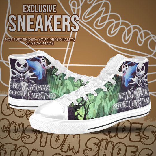 The Nightmare Before Christmas High Top Shoes