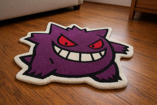 Gengar Rug,Tufted Rug Home Decor