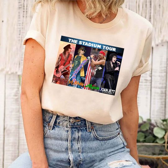 Motley Crue Concert, The Stadium Tour Motley Crue Def Leppard Poison Joan Jett & the Blackhearts Shirt