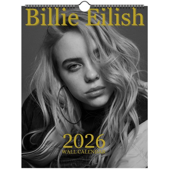 Billie Eilish 2026 Wall Calendar