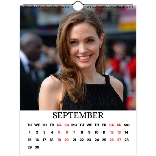 Angelina Jolie 2026 Wall Calendar