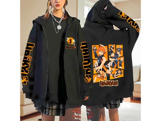 Arcane Jinxx Zipper Hoodie, Unisex Oversize Sweater Hoodie