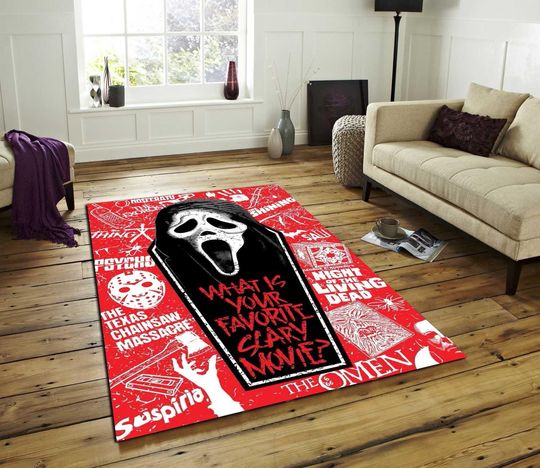 GhostFace Horror Rug