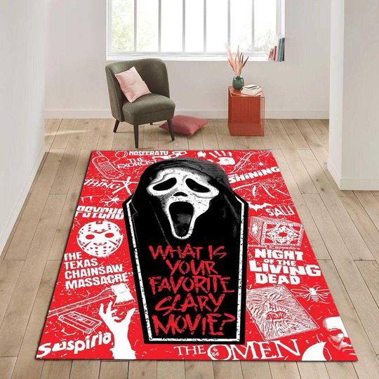 GhostFace Horror Rug