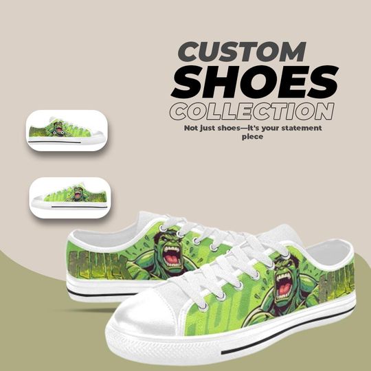 Hulk Design Low top Shoes