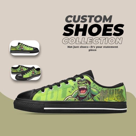 Hulk Design Low top Shoes