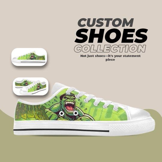Hulk Design Low top Shoes