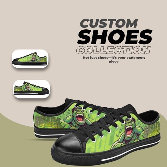 Hulk Design Low top Shoes