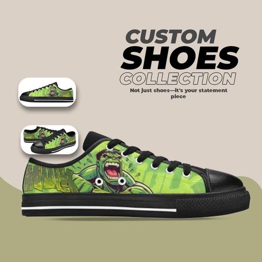 Hulk Design Low top Shoes