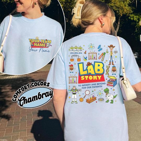 Retro Toy Story Lab Week 2026 Shirt, Medical Laboratory Week, Lab Assistant Gift, Med Lab Tech, Buzz Lightyear Woody Jessie Bo Peep Tee
