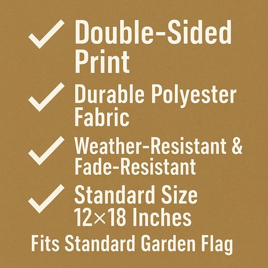 Halloween Garden Flag: Pumpkin Scarecrow, Crows, Full Moon - Spooky Fall Decor