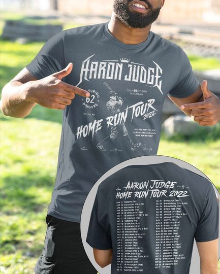 Aaron Judge Home Run Tour 2022 Shirt, Home Run Tour 2022 Tee
