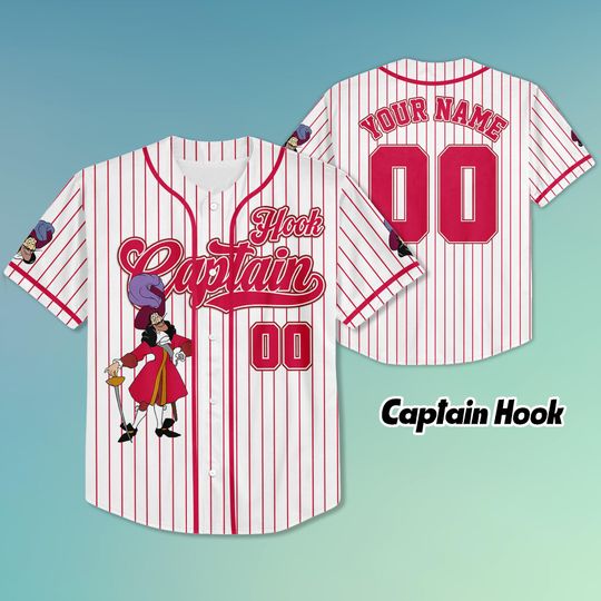 Personalized Peter Pan Baseball Jersey, Disney Peter Pan Jersey, Disneyland Baseball Team Outfit, Gift for Fans