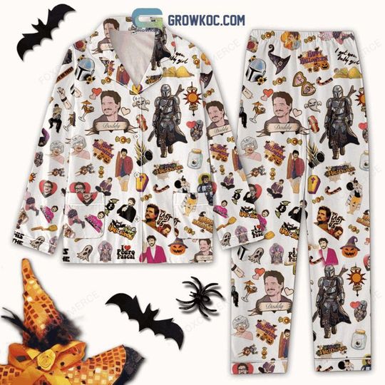 Pedro Pascal Halloween Pajamas Set