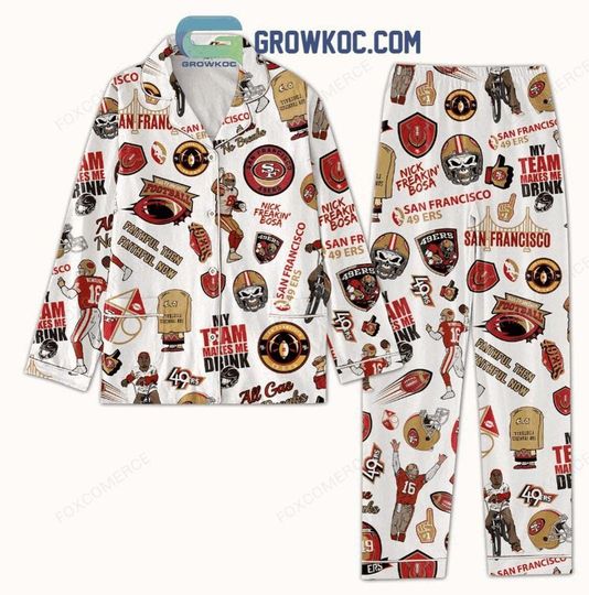 San Francisco 49ers Christmas Pajamas Set