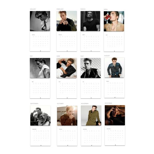 Robert Pattinson 2026 Wall Calendar