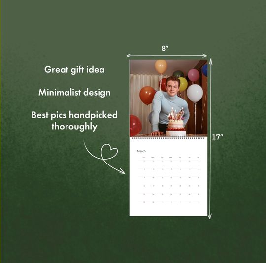 Kit Connor 2026 Wall Calendar