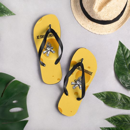 Flip-Flops (Cheese Flops) Summer/ Spring beachwear Funny Sandals