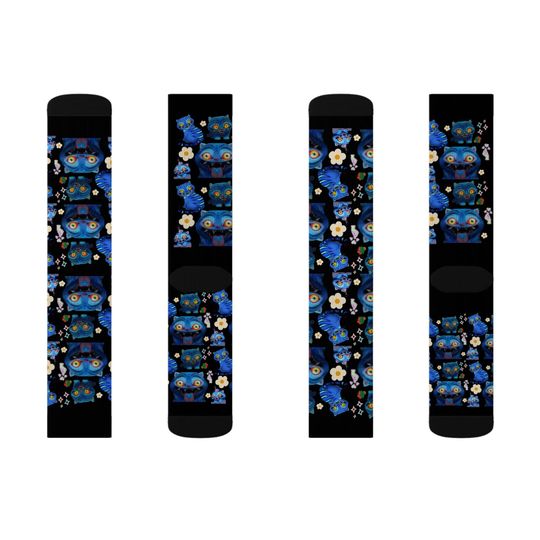 Derpy Tiger Kpop Demon Hunters Socks for cute sleepy time