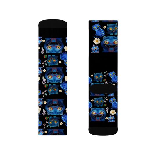 Derpy Tiger Kpop Demon Hunters Socks for cute sleepy time