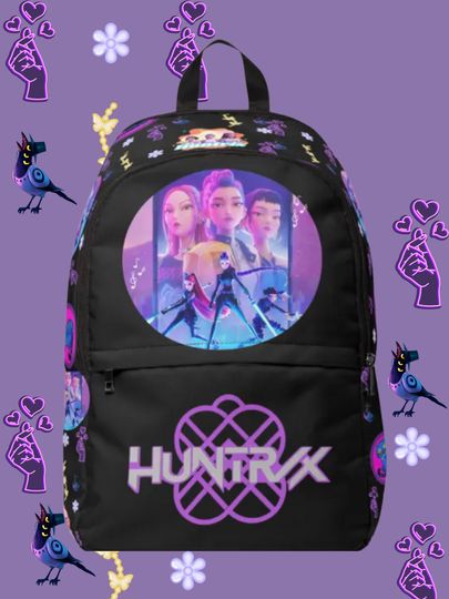 Kpop Demon Hunters Huntrix back to school backpack