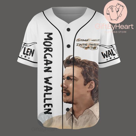 Wallen Western Tour 2025 Jersey - I'm The Problem Baseball Shirt for Country Music Fans