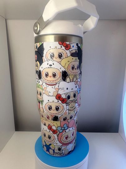 30oz Dressed up Bubus  Water Bottle