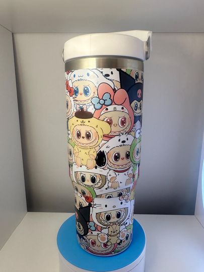 30oz Dressed up Bubus  Water Bottle
