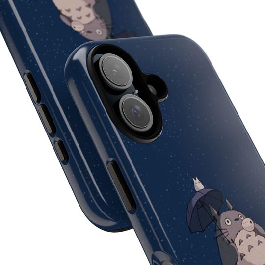 Phone Case, Totoro Anime Tough Case, Ghibli Inspired Hard Cover Shell, Unique Gift for Anime Fans, Iphone Case