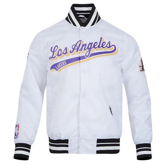 Men's LA Lakers Team Baseball Jacket