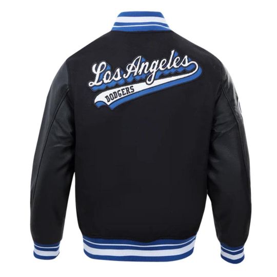 Mens retro dodgers varsity jacket | la bomber jacket