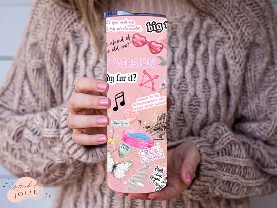 My Version - Pop Singer Inspiration Collage - Tumbler Wrap