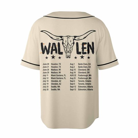 I'm the Problem Tour 2025 Wallen Western Baseball Jersey