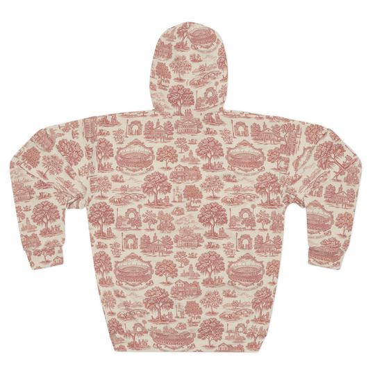 Athens Georgia Toile Hoodie, Unisex Pullover, Football Game Day Loungewear